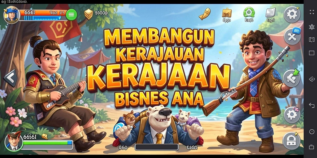 Tampilan gameplay Tycoon yang menantang dan menarik di 666I.
