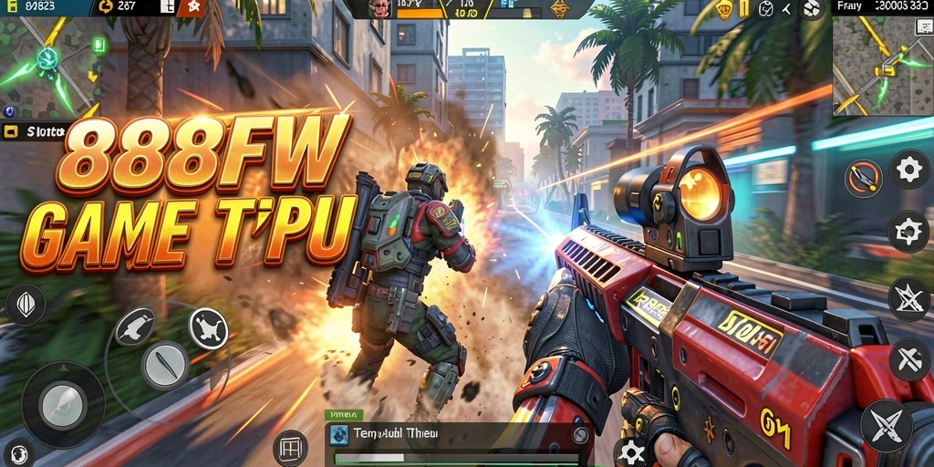 Screenshot menampilkan aksi mendebarkan di gameplay 888FW.