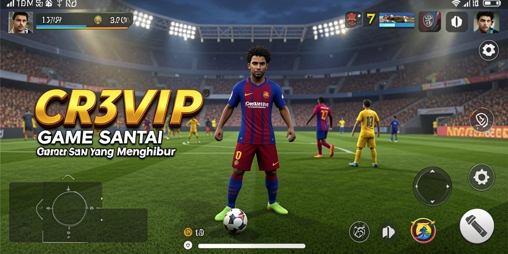Tangkapan layar gameplay CR7VIP yang penuh warna dan seru.