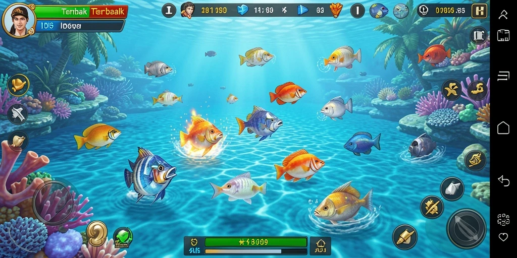 Tampilan gameplay seru dari ID66 Tembak Ikan.