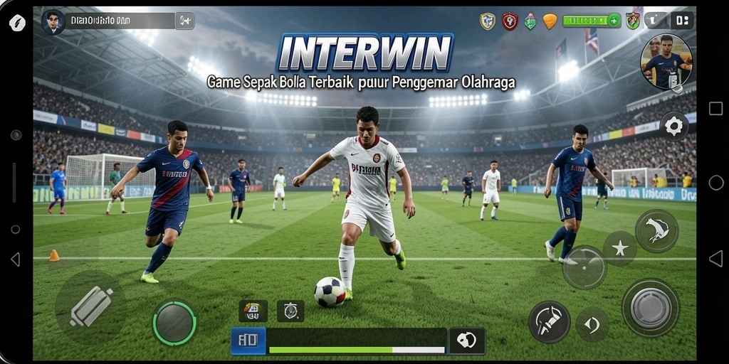 Tampilan gameplay seru dan kompetitif dalam INTERWIN.