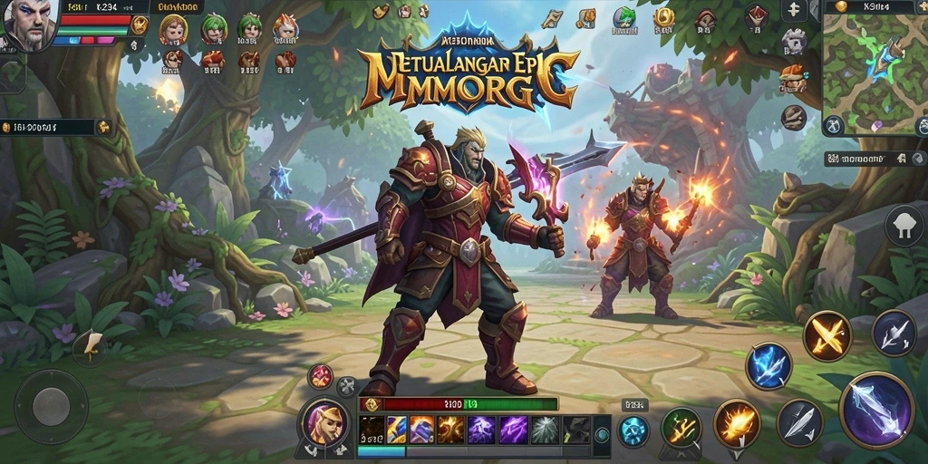 Tampilan gameplay <strong>K234</strong> yang memukau dan interaktif dalam dunia MMORPG.