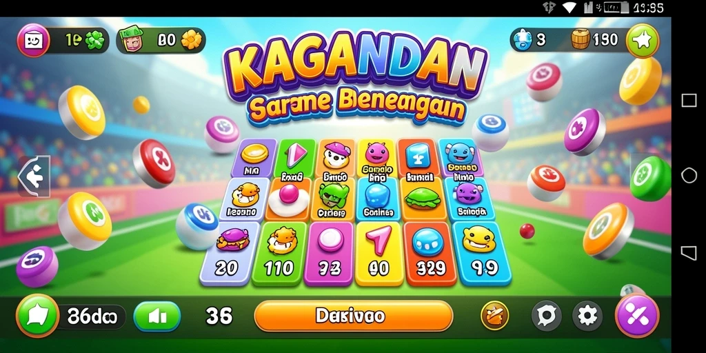 Tampilan gameplay Bingo KAGANDAN yang menarik dan penuh warna.