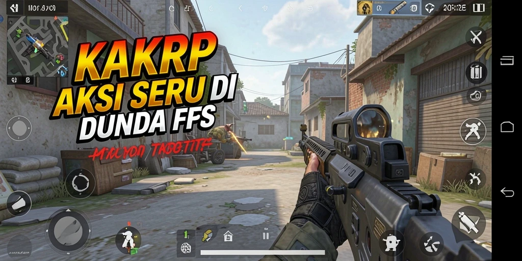 Tangkapan layar KAKRP menunjukkan aksi tembak-menembak yang mendebarkan.