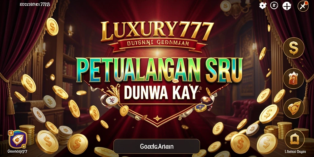 Tampilan gameplay LUXURY777 yang menakjubkan dan mendebarkan.