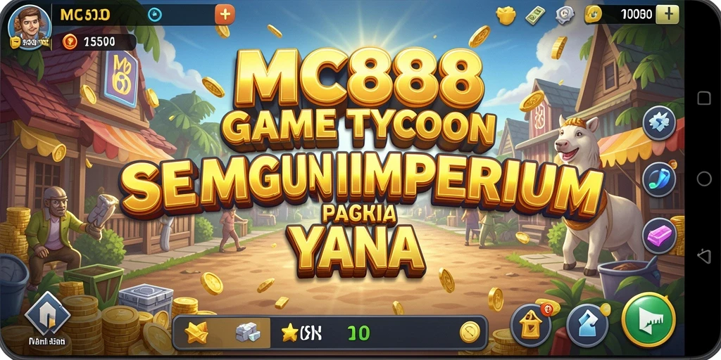 Tampilan gameplay MC888 yang seru dan menarik di dunia Tycoon.
