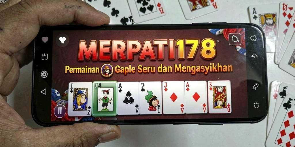 Tampilan gameplay seru dari MERPATI178 yang menampilkan pertandingan Gaple.