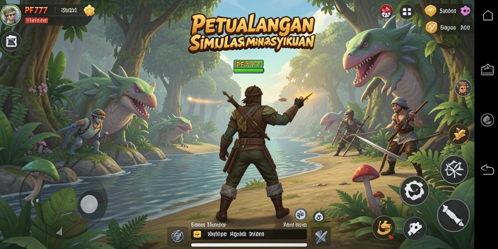 Tampilan gameplay PF777 yang menakjubkan dan interaktif.