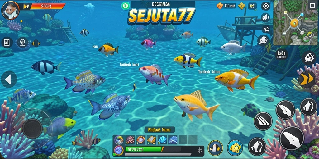 Gameplay seru SEJUTA77 menembak ikan yang mengasyikkan.