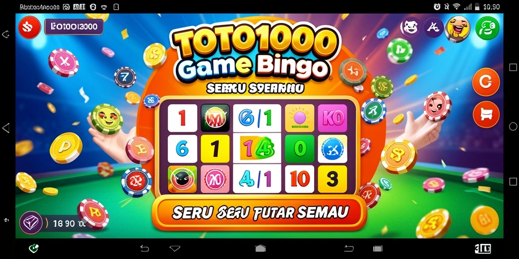 Gameplay menegangkan Bingo di TOTO1000 yang mengasyikkan.